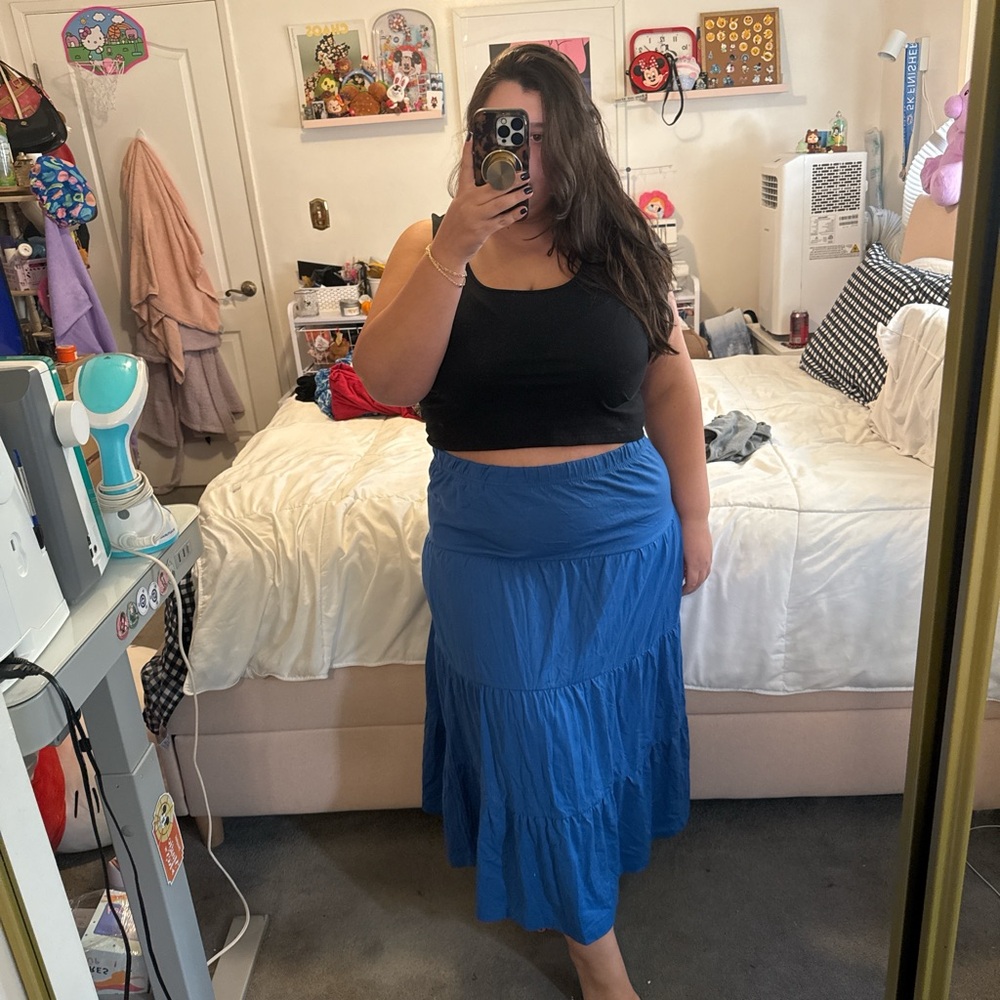 American Sweetheart plus size maxi skirt